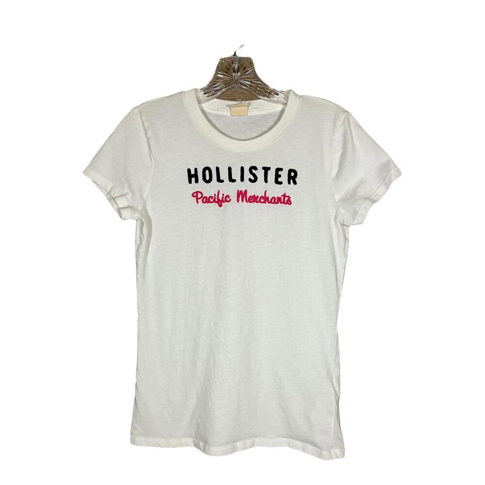 Hollister Pacific Merchants Women's Shirt Size L White